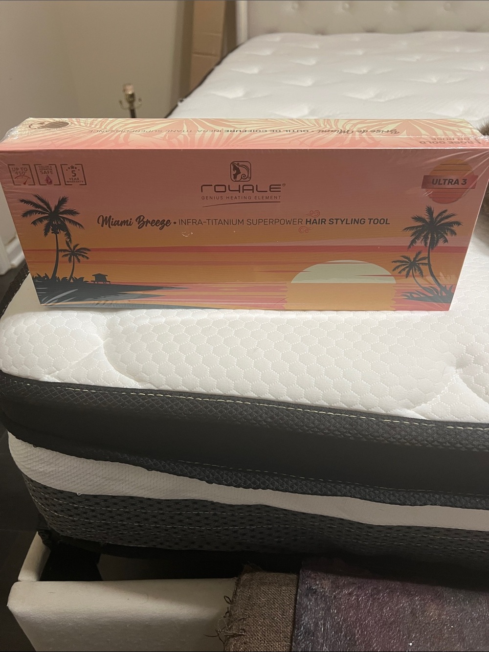 Miami Breeze Infra-Titanium Hair Styling Tool - Pink Sunset
